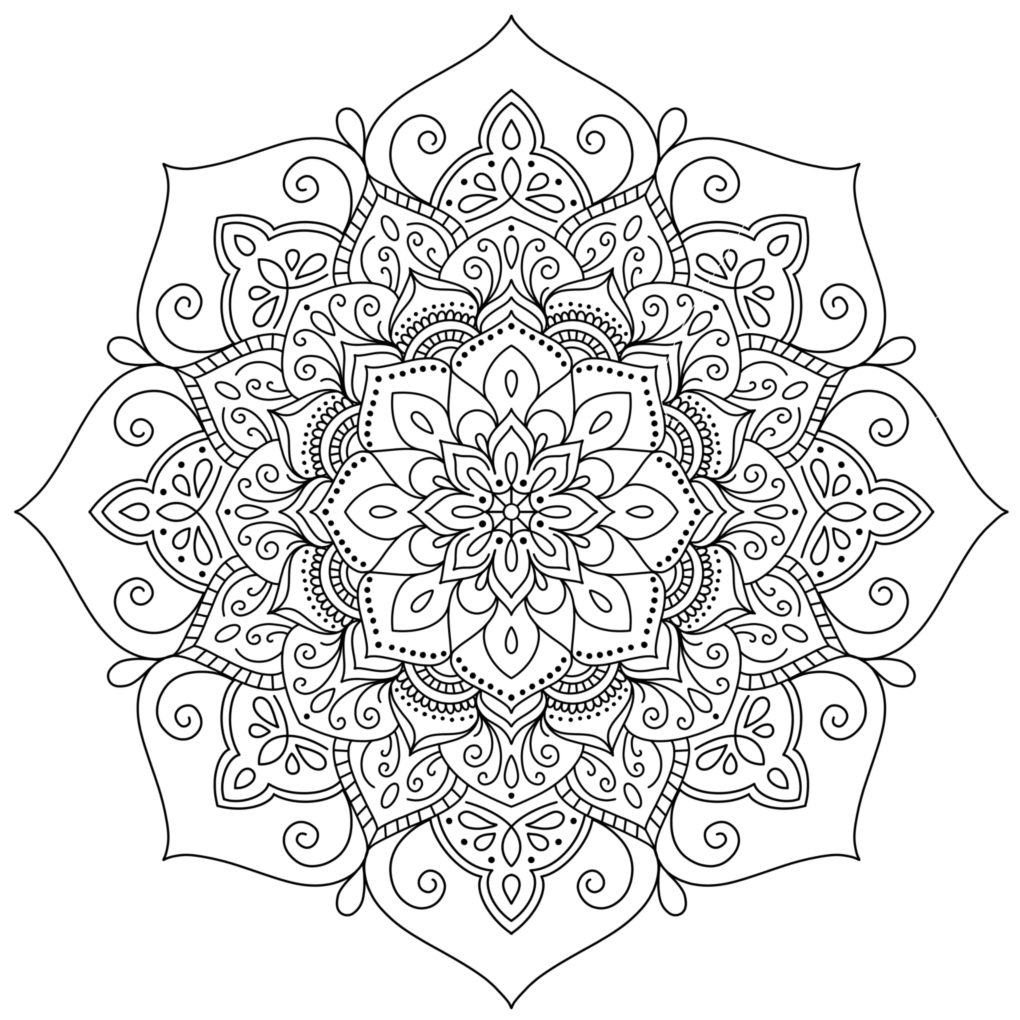 Mandala Coloring pages-vol2-img4