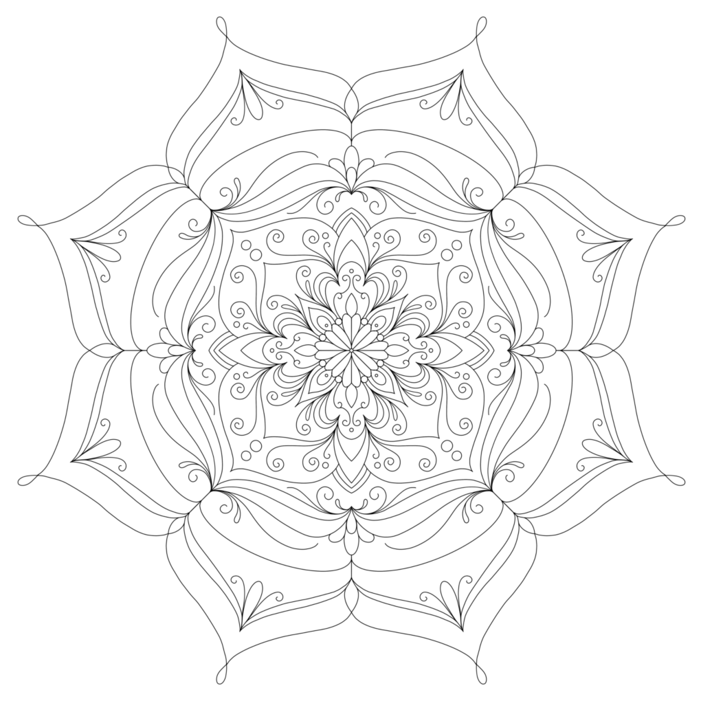Mandala Coloring pages-vol2-img3