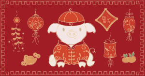 Lunar New Year Digital Sticker - MixyDesign